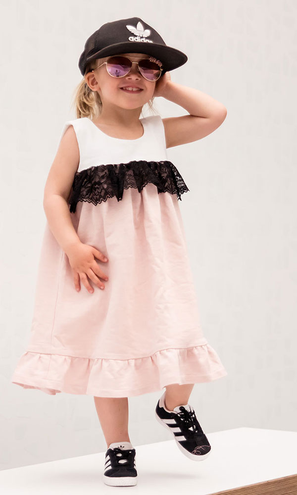 Candy floss pudre baby dress 