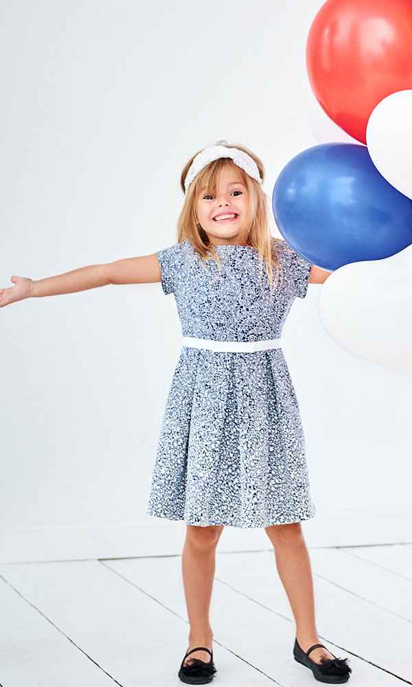 Forget me not baby dress 