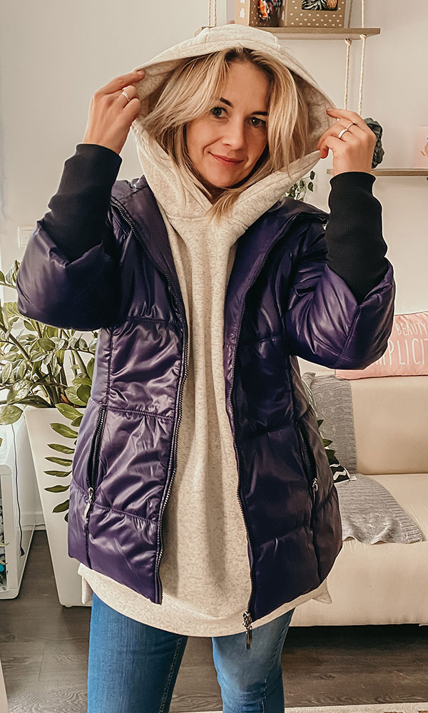 Snowy violet jacket SALE!