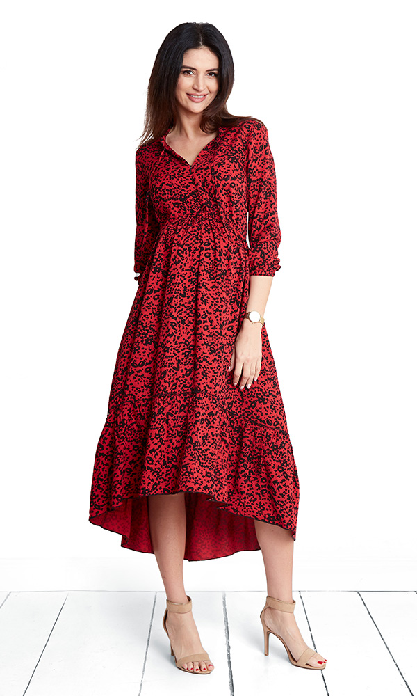 Leopard red dress SALE!